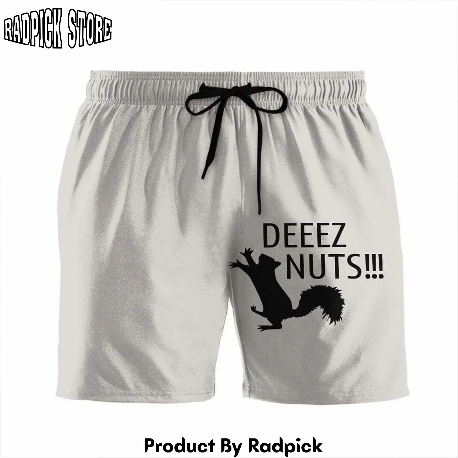 Radpick 3d deeez nuts squirrel custom beach shorts swim trunks rp631581